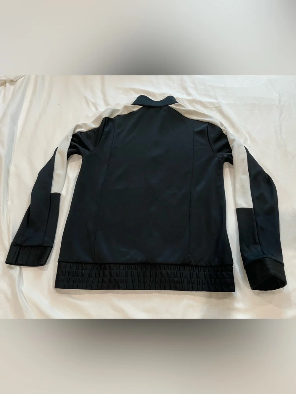 Jordan Men’s Black Track Jacket with White Sleeve Panels University of Tennessee